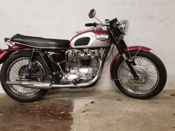 BONNEVILLE T120 R TRIUMPH 650 BORDEAUX